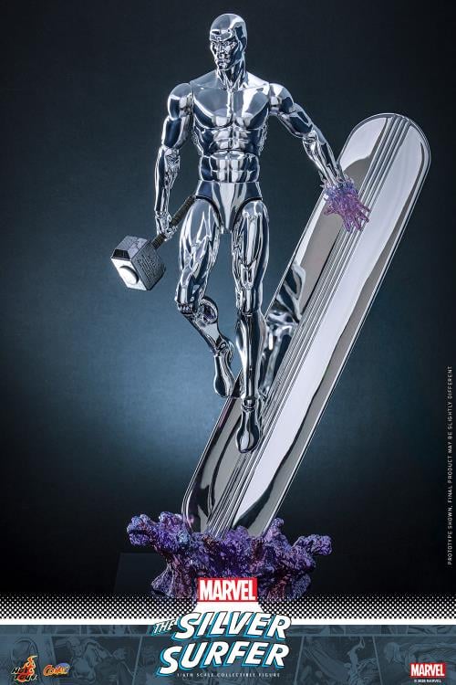 Preventa Figura Silver Surfer - Marvel Comics marca Hot Toys CMS033 escala 1/6