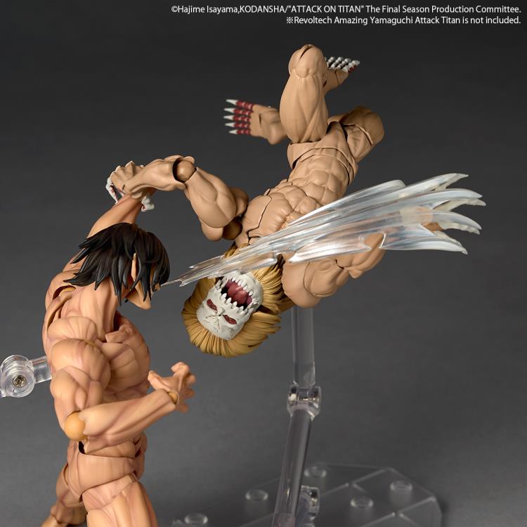 Preventa Figura Jaw Titan - Attack on Titan / Shingeki no Kyojin - Amazing Yamaguchi Revoltech marca Kaiyodo NR102 (12.5 cm)