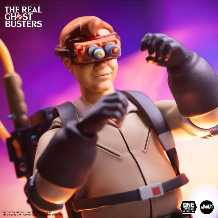 Preventa Figura Ray Stantz - The Real Ghostbusters marca Mondo escala pequeña 1/12