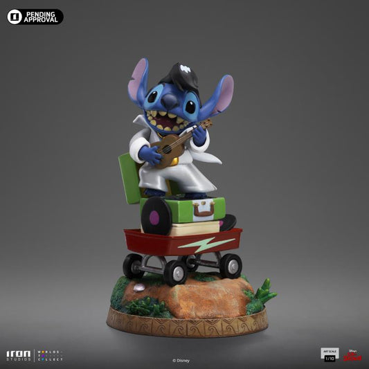 Preventa Estatua Stitch (King of Rock) - Lilo & Stitch - Limited Edition marca Iron Studios escala de arte 1/10