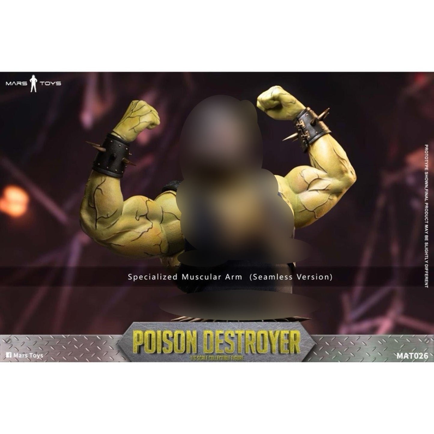 Preventa Brazos Seamless para Poison Destroyer marca Mars Toys MAT026B escala 1/6