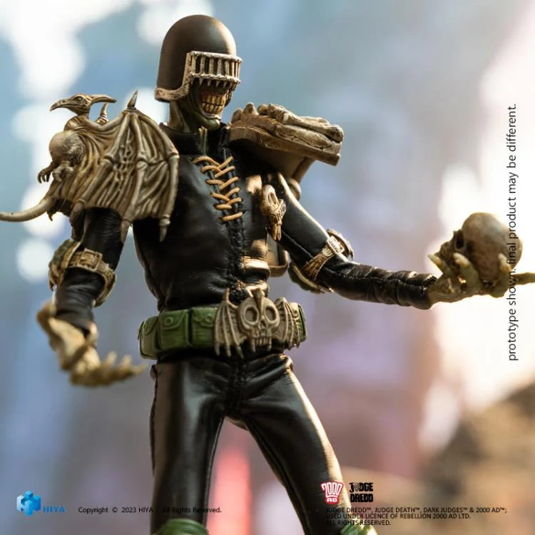 Preventa Figura Judge Death - 2000 AD Exquisite Super Series marca HIYA ESJ0054 escala 1/12