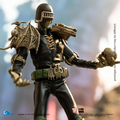Preventa Figura Judge Death - 2000 AD Exquisite Super Series marca HIYA ESJ0054 escala 1/12
