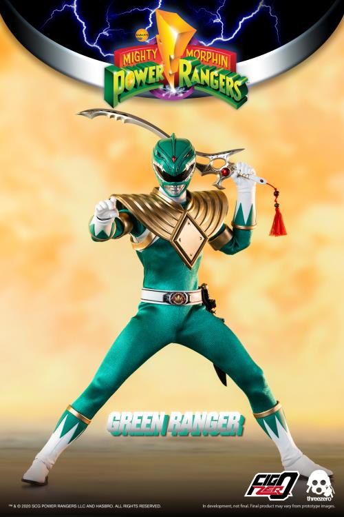 Pedido Figura Green Ranger - Mighty Morphin Power Rangers - FigZero marca Threezero 3Z0200 escala 1/6