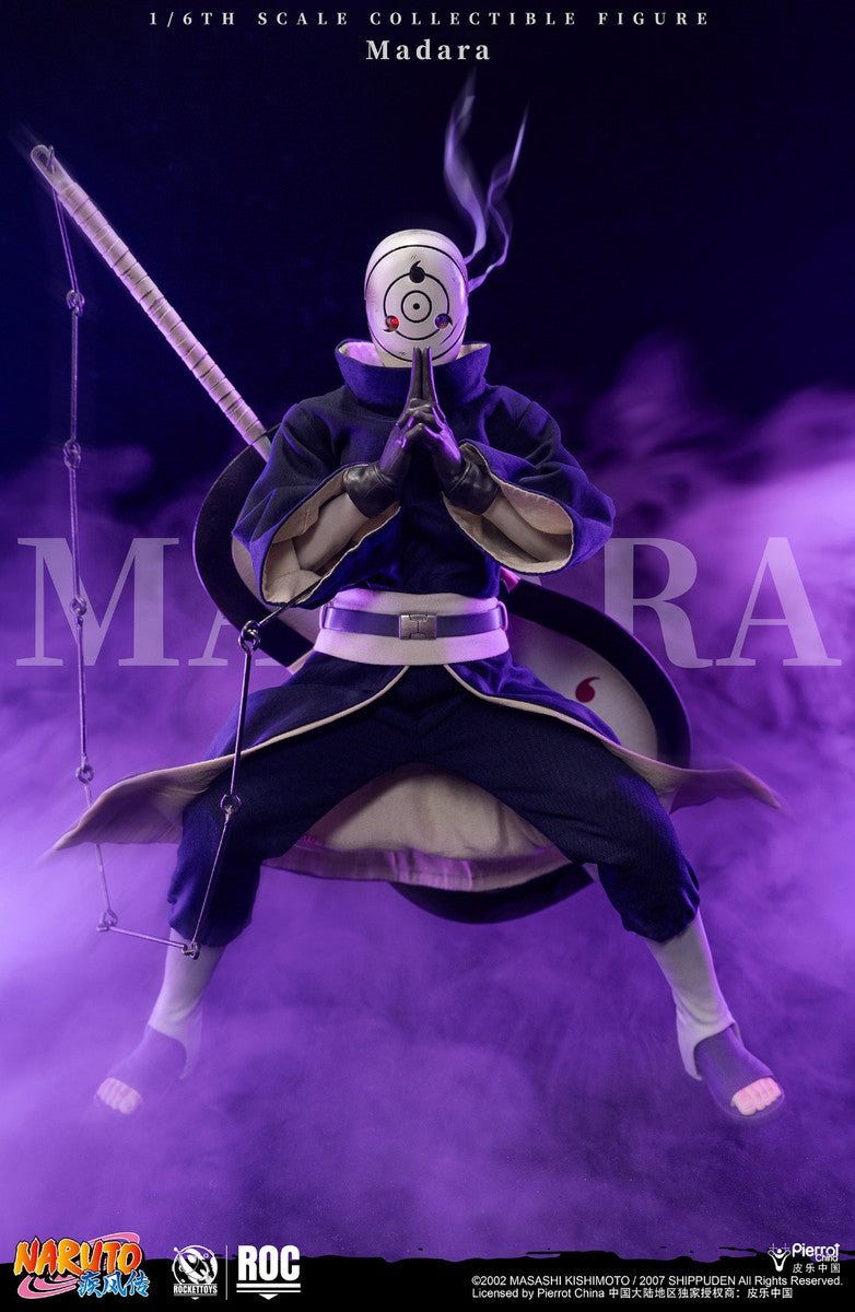 Preventa Figura Madara Uchiha (White Mask Version) - Naruto Shippuden marca Rocket Toys ROC-021 escala 1/6