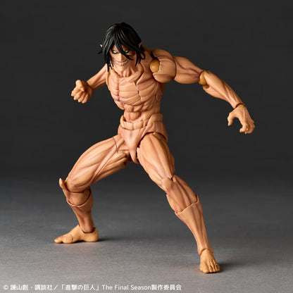Preventa Figura Attack Titan (Eren Yeager) - Shingeki no Kyojin (Attack On Titan) - Amazing Yamaguchi Revoltech NR155 marca Kaiyodo (17 cm) (relanzamiento)