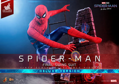 Preventa Figura Spider-Man (Final Swing Suit) Deluxe Version - EXCLUSIVE - Spider-Man: No Way Home marca Hot Toys MMS992 escala 1/6