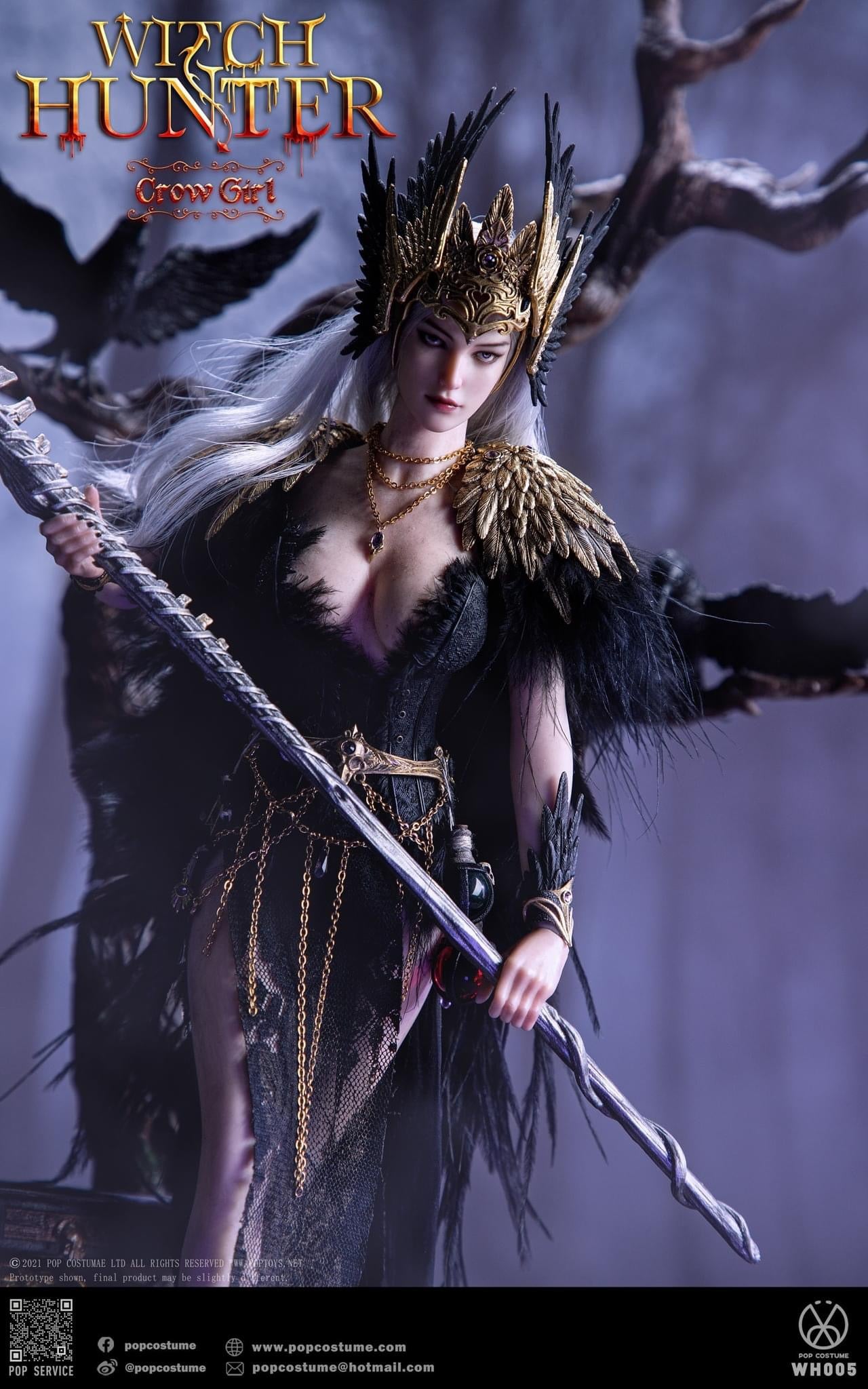 Preventa Figura The Crow Girl (Standard Version) (Cobre) - Witch Hunter Series marca POP Costume WH-004 escala 1/6
