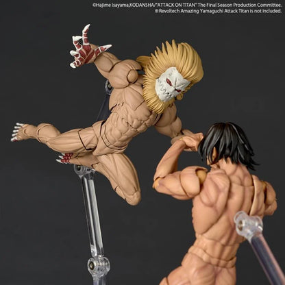 Preventa Figura Jaw Titan - Attack on Titan / Shingeki no Kyojin - Amazing Yamaguchi Revoltech marca Kaiyodo NR102 (12.5 cm)