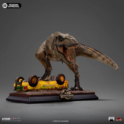 Preventa Estatua T-Rex Attack (Limited Edition) - Jurassic Park Icons marca Iron Studios escala de arte 1/10