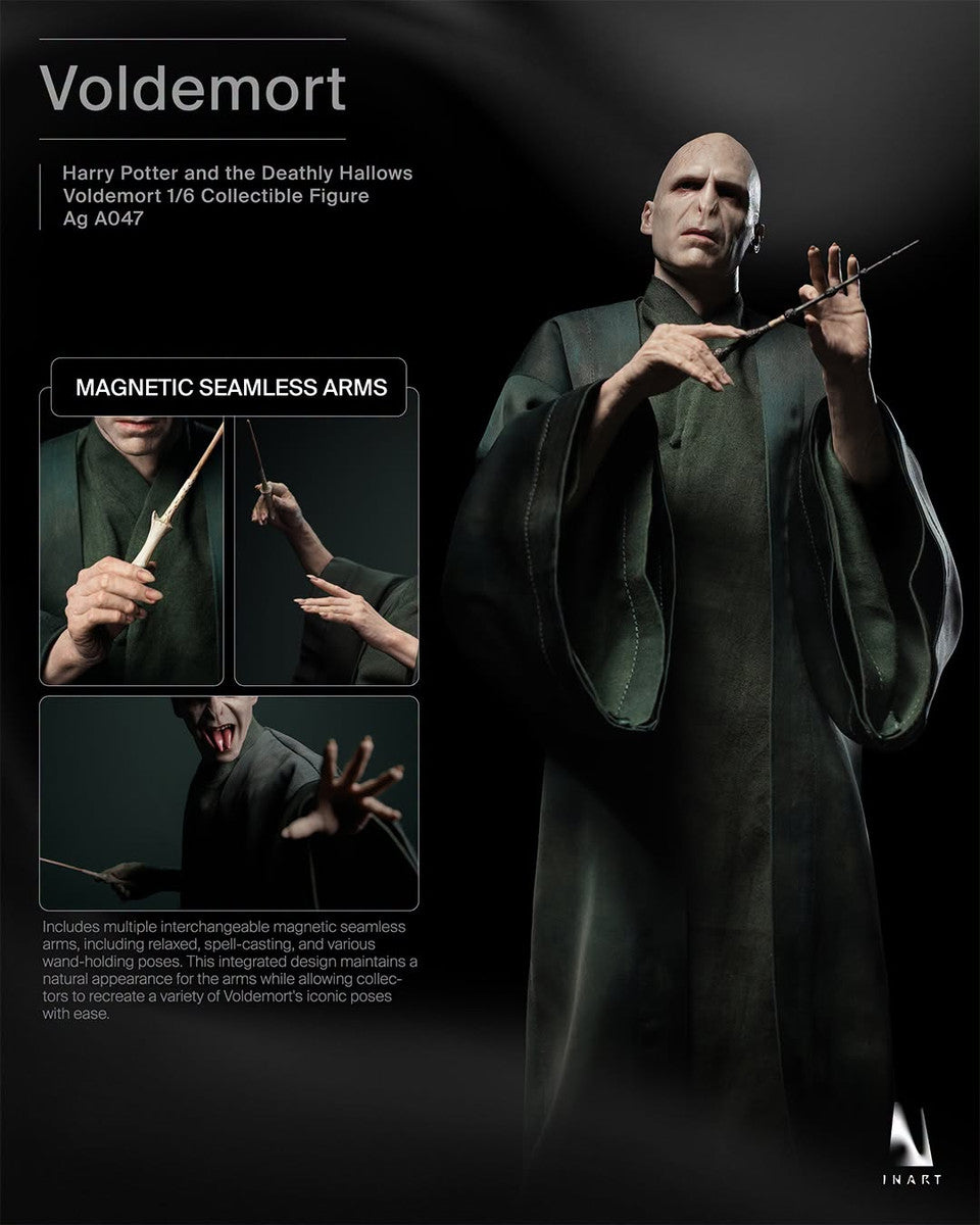 Preventa Figura Voldemort (Premium Edition) - Harry Potter and the Deathly Hallows marca INART A047P1 Queen Studio escala 1/6
