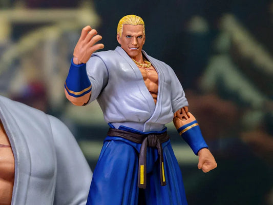 Pedido Figura Geese Howard (Blue color exclusive) - The King of Fighters '98 marca Storm Collectibles SKKF06 escala pequeña 1/12