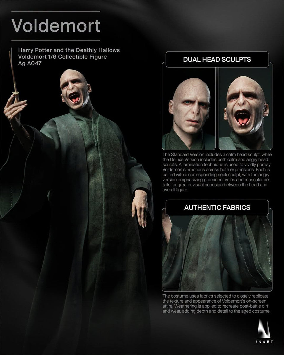 Preventa Figura Voldemort (Premium Edition) - Harry Potter and the Deathly Hallows marca INART A047P1 Queen Studio escala 1/6