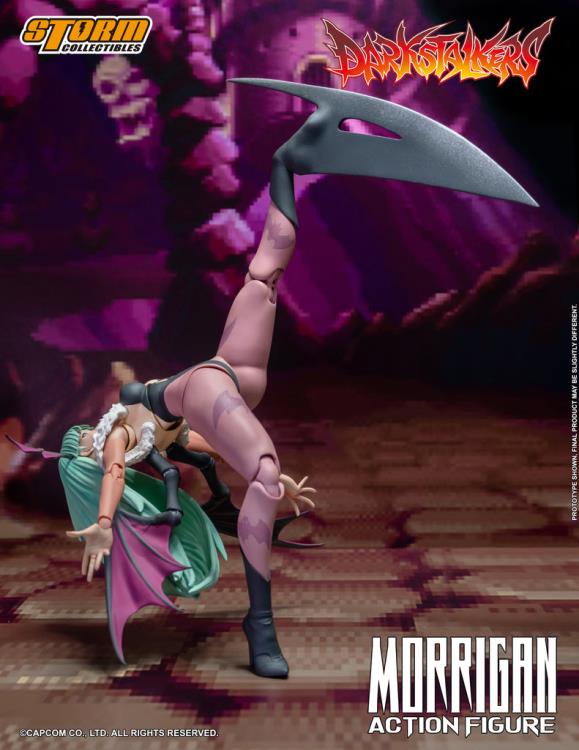 Preventa Figura Morrigan - Darkstalkers marca Storm Collectibles escala pequeña 1/12
