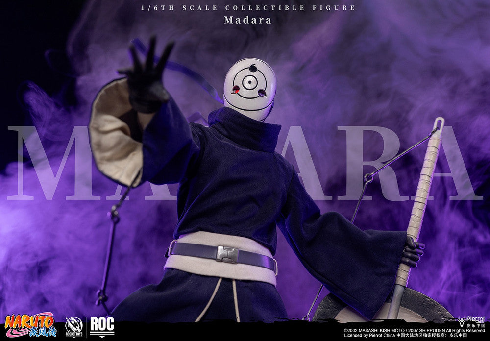 Preventa Figura Madara Uchiha (White Mask Version) - Naruto Shippuden marca Rocket Toys ROC-021 escala 1/6