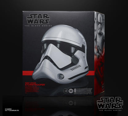 Pedido Casco Electrónico First Order Stormtrooper (con cambiador de voz) - Star Wars: The Black Series marca Hasbro escala real 1/1