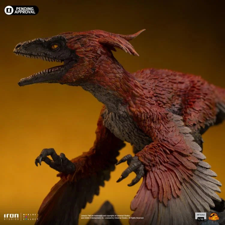 Preventa Estatua Pyroraptor - Jurassic World: Dominion - Limited Edition marca Iron Studios escala de arte 1/10