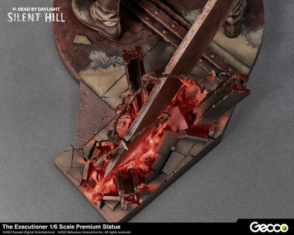 Preventa Estatua Premium Red Pyramid Thing (The Executioner) - Silent Hill x Dead by Daylight  marca Gecco escala 1/6
