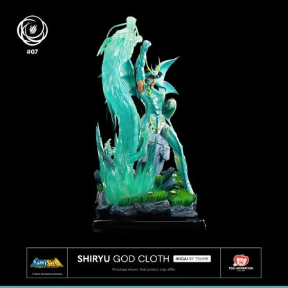 Pedido Estatua SHIRYU God Cloth (Limited Edition) - Saint Seiya Ikigai marca TSUME a escala 1/6 (43 cm)