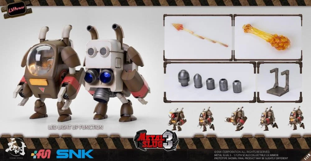 Preventa Figura LV Armor - Metal Slug 3 marca Tunshi Studio SNK TS-013 escala pequeña 1/12