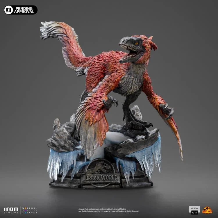 Preventa Estatua Pyroraptor - Jurassic World: Dominion - Limited Edition marca Iron Studios escala de arte 1/10