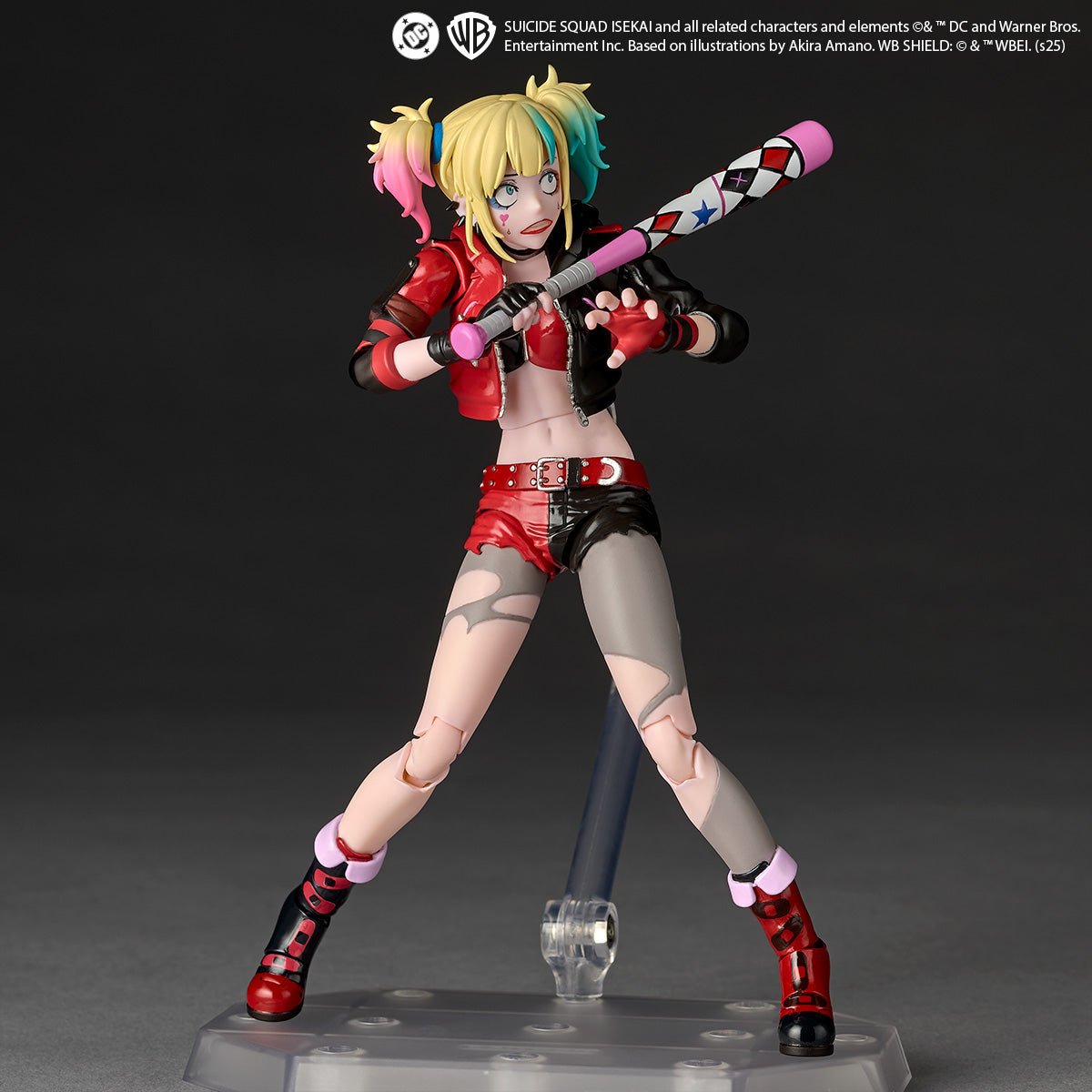 Pedido Figura Harley Quinn - Suicide Squad Isekai - Amazing Yamaguchi Revoltech marca Kaiyodo NR082 escala 1/12