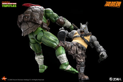 Preventa Figura Rocksteady - TMNT marca LINGJIHUN LJ004A escala 1/12