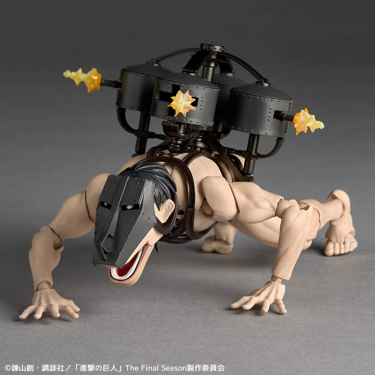 Preventa Figura Cart Titan - Shingeki no Kyojin (Attack on Titan) - Amazing Yamaguchi Revoltech NR150 marca Kaiyodo (13 cm)