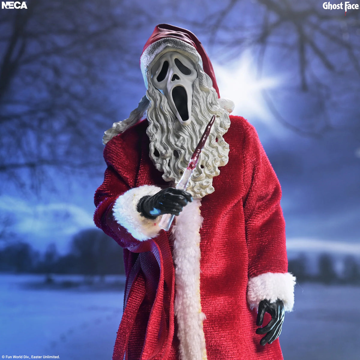 Preventa Figura Ultimate Ghost Face (Santa's Slay) - Ghost Face - marca Neca (7 pulg.)