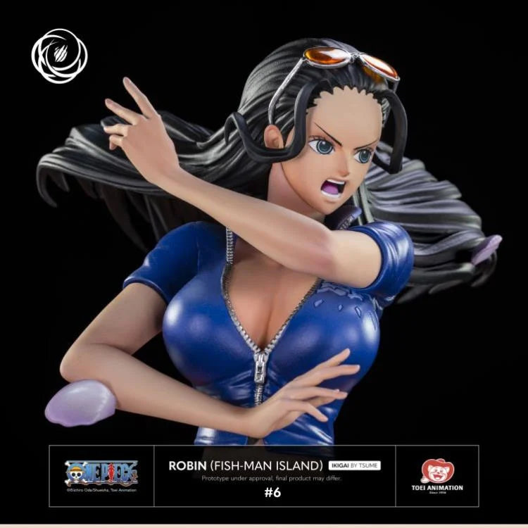 Preventa Estatua NICO ROBIN (Fish-Man Island) (Limited Edition) - One Piece Ikigai marca TSUME a escala 1/6 (35 cm)