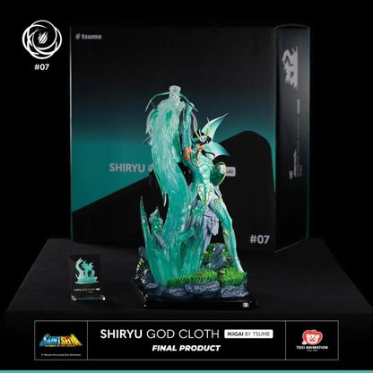 Pedido Estatua SHIRYU God Cloth (Limited Edition) - Saint Seiya Ikigai marca TSUME a escala 1/6 (43 cm)