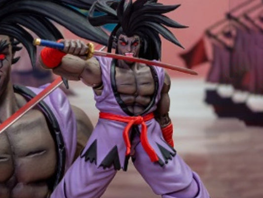 Pedido Figura Rasetsumaru (Purple & Grey version) - Samurai Shodown VI marca Storm Collectibles escala pequeña 1/12