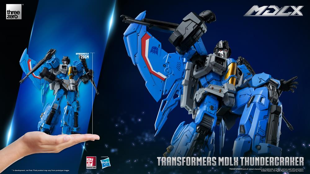 Preventa Figura MDLX Thundercracker - Transformers marca Threezero 3Z0664 sin escala (20 cm)
