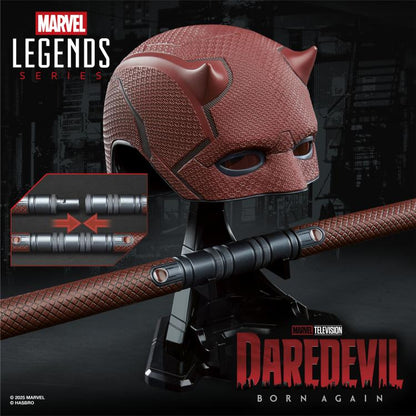 Pedido Casco y Bastones de Daredevil - Daredevil: Born Again - Marvel Legends marca Hasbro escala real 1/1