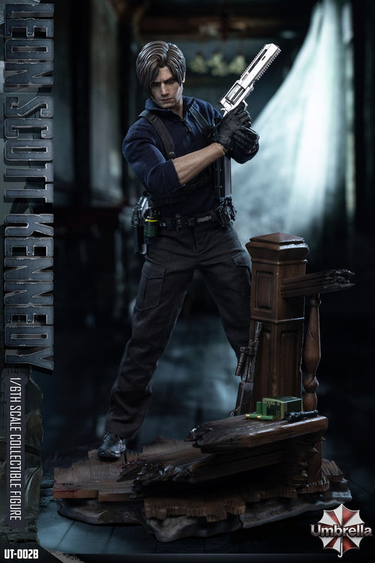 Preventa Figura Agent Leon (Sculpted Hair Version) marca Umbrella UT-002B escala 1/6