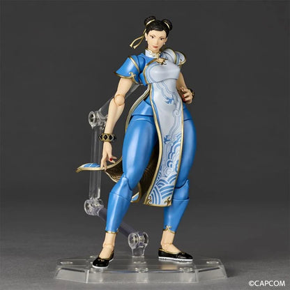 Pedido Figura Chun-Li - Street Fighter 6 - Amazing Yamaguchi Revoltech marca Kaiyodo NR063 escala 1/12