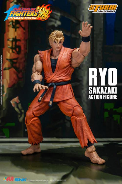 Preventa Figura Ryo Sakazaki - The King of Fighters '98: Ultimate Match marca Storm Collectibles SKKF09 escala pequeña 1/12