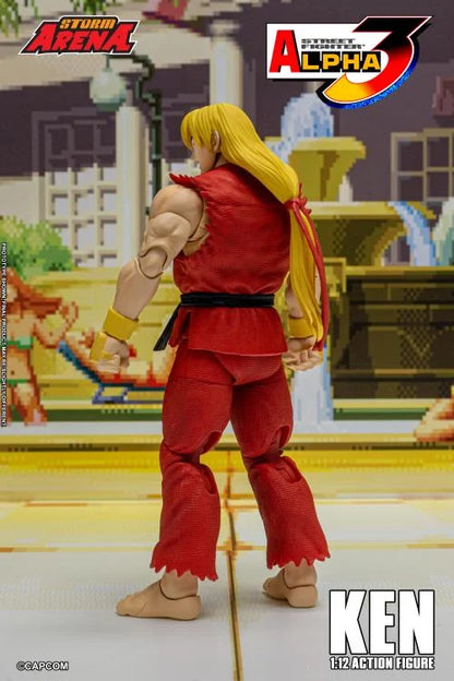 Preventa Figura KEN (Storm Arena) - Street Fighter Alpha 3 marca Storm Collectibles SFSA01 escala pequeña 1/12