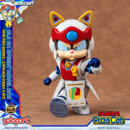 Preventa Figura Speedy (set doble) (Diecast)- Samurai Pizza Cats - AMK PRO Series - Model Kit marca Yolopark