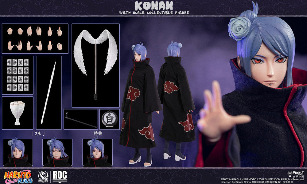 Preventa Figura Konan - Naruto Shippuden marca Rocket Toys ROC-023 escala 1/6