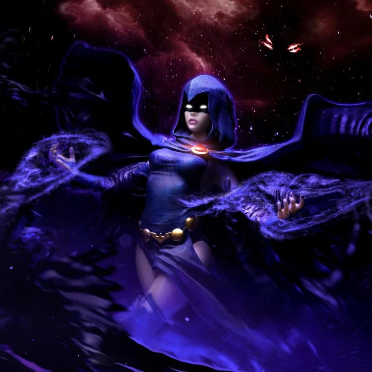 Preventa Estatua Raven - Titans DC Comics marca Iron Studios escala de arte 1/10