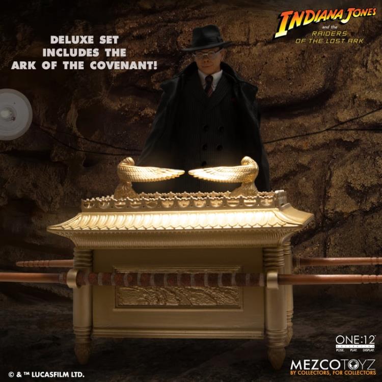 Preventa Figura Major Arnold Toht (Deluxe Boxed Set) - Raiders of the Lost Ark - One:12 Collective marca Mezco Toyz 77656 escala pequeña 1/12