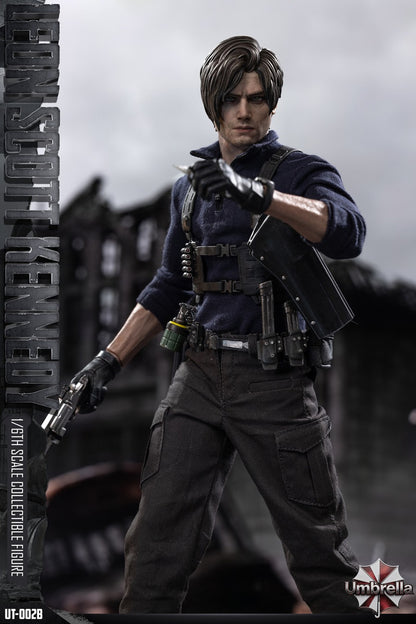 Preventa Figura Agent Leon (Sculpted Hair Version) marca Umbrella UT-002B escala 1/6