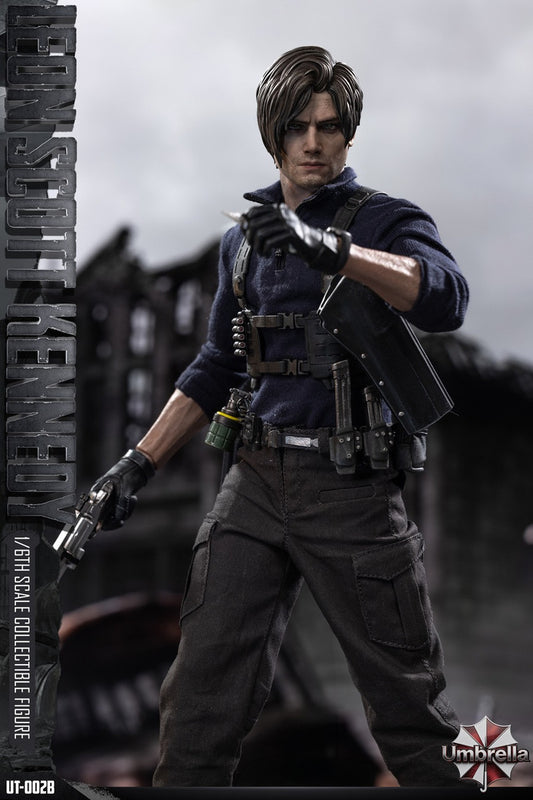 Preventa Figura Agent Leon (Sculpted Hair Version) marca Umbrella UT-002B escala 1/6