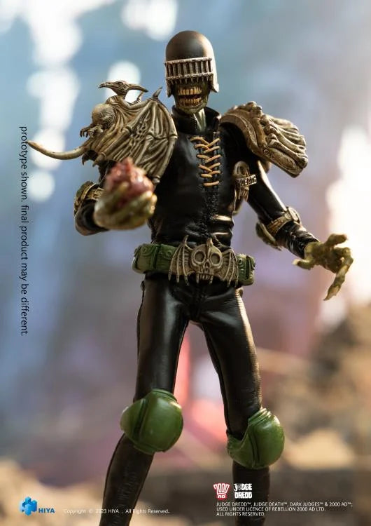 Preventa Figura Judge Death - 2000 AD Exquisite Super Series marca HIYA ESJ0054 escala 1/12