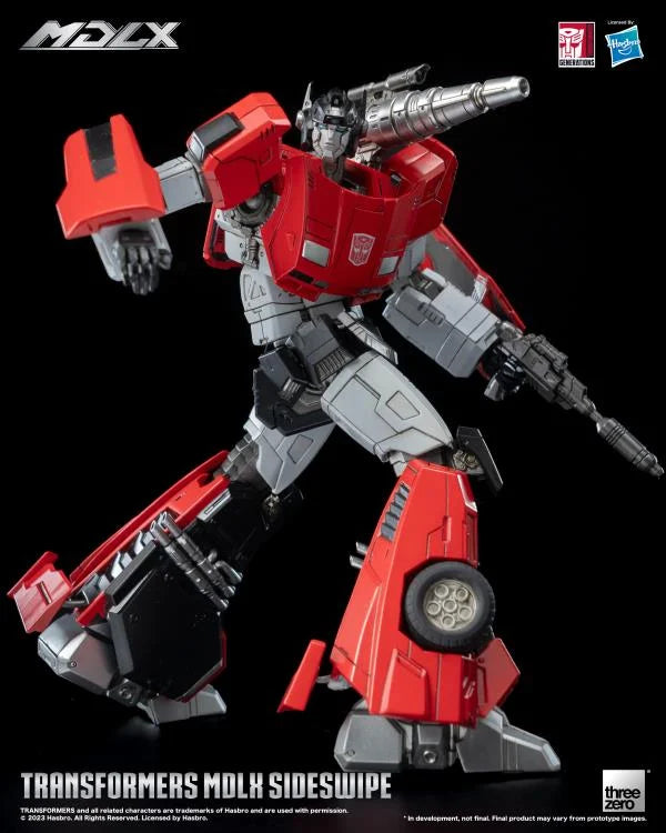 Preventa Figura MDLX SIDESWIPE - Transformers marca Threezero 3Z0337 (15 cm)