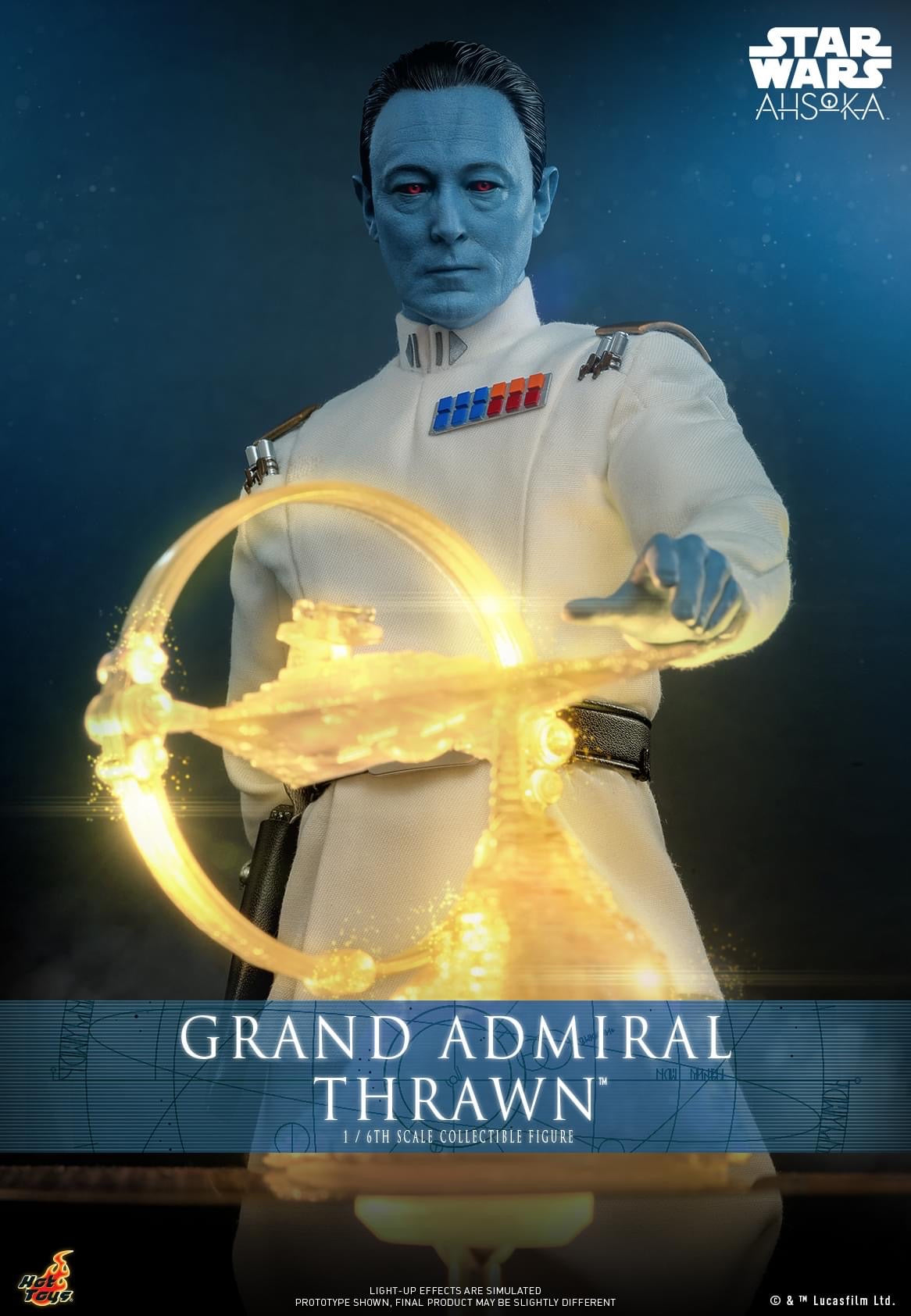 Preventa Figura Grand Admiral Thrawn™ - Star Wars: Ahsoka ™ marca Hot Toys TMS116 escala 1/6