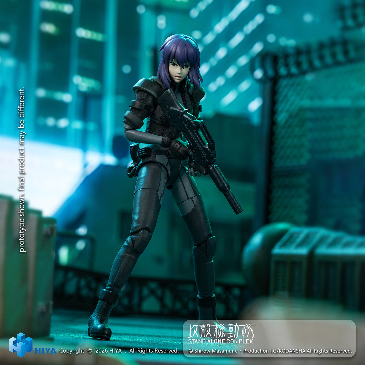 Preventa Figura Kusanagi Motoko (Battle Suit Version) - Ghost in the Shell: Stand Alone Complex - Exquisite Super Series marca HIYA ESG0203 escala 1/12