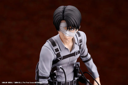 Preventa Estatua Levi Ackerman (The Final Season version) - Attack on Titan - Oshi Works marca Kotobukiya (19.5 cm)