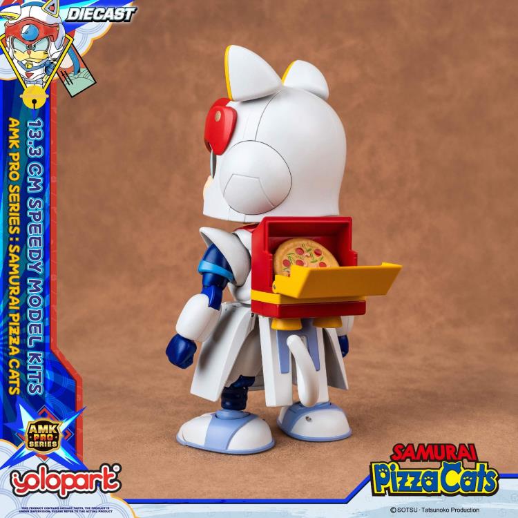 Preventa Figura Speedy (set doble) (Diecast)- Samurai Pizza Cats - AMK PRO Series - Model Kit marca Yolopark